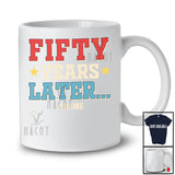 Personalized Fifty Years Later; Joyful 50th Birthday Party Vintage; Custom Name Men Family T-Shirt