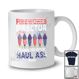 Personalized Fireworks Director If I Run; Sarcastic 4th Of July USA Flag; Custom Name Patriotic T-Shirt