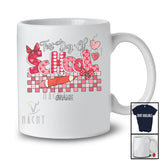 Personalized First Day To School; Lovely Custom Name Coquette Pink Matching Teacher Students T-Shirt