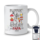 Personalized Flippin' Great Papa; Humorous Father's Day BBQ Grill; Custom Name Family T-Shirt