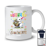Personalized Follow The Bunny Aunt Has The Chocolate; Lovely Easter Eggs; Custom Name Family T-Shirt
