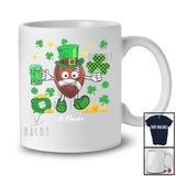 Personalized Football Drinking Beer; Lovely St. Patrick's Day Shamrock; Custom Name Player T-Shirt