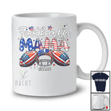 Personalized Football Mama; Awesome 4th Of July Custom Name Football Player; Patriotic Family T-Shirt