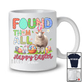 Personalized Found Them All; Happy Easter Custom Name Bunny Sheep With Eggs Basket; Farmer T-Shirt