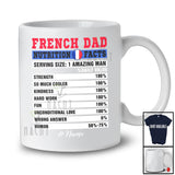 Personalized French Dad Definition Nutrition; Proud Father's Day Custom Name Family Vintage T-Shirt