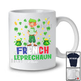 Personalized French Leprechaun; Awesome St. Patrick's Day Custom Name French; Shamrocks Family T-Shirt