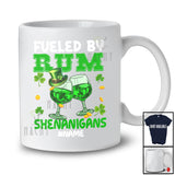 Personalized Fueled By Rum Shenanigans; Joyful St. Patrick's Day Rum Custom Name Drinking T-Shirt