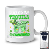 Personalized Fueled By Tequila Shenanigans; Joyful St. Patrick's Day Tequila Custom Name Drinking T-Shirt