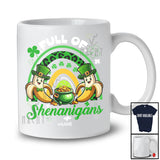 Personalized Full Of Shenanigans; Lovely St. Patrick's Day Custom Name Banana; Leopard Rainbow T-Shirt