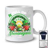 Personalized Full Of Shenanigans; Lovely St. Patrick's Day Custom Name Strawberry; Leopard Rainbow T-Shirt