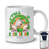 Personalized Full Of Shenanigans; Lovely St. Patrick's Day Three Peterbald Cat Rainbow; Family T-Shirt