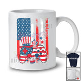 Personalized Game Controller American Flag; Awesome 4th of July Custom Name Gamer; Patriotic T-Shirt
