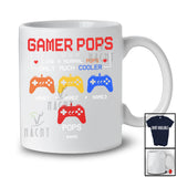 Personalized Gamer Pops Definition Much Cooler; Proud Father's Day Custom Name Family; Gaming T-Shirt