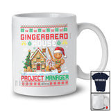 Personalized Gingerbread House Project Manager; Lovely Christmas Sweater Custom Name Baker T-Shirt