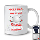 Personalized Golf Dad Meet Their Favorite Player; Amusing Father's Day Custom Name Player T-Shirt