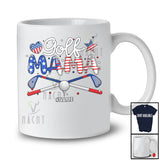 Personalized Golf Mama; Awesome 4th Of July Custom Name Golf Player; Patriotic Family T-Shirt