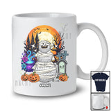 Personalized Golf Snowman Mummy; Awesome Halloween Custom Name Sport Playing Player T-Shirt