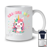 Personalized Grandmacorn; Amazing Mother's Day Unicorn Face; Custom Name Family Group T-Shirt