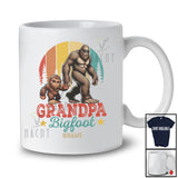 Personalized Grandpa Bigfoot; Awesome Father's Day Vintage Retro; Custom Name Family T-Shirt