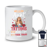 Personalized Great Aunt With Tattoos Pretty Eyes; Amusing Mother's Day Custom Name Family T-Shirt