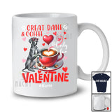 Personalized Great Dane And Coffee Only For Valentine; Lovely Custom Name Single; Animal T-Shirt