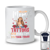 Personalized Great Mom With Tattoos Pretty Eyes; Amusing Mother's Day Custom Name Family T-Shirt