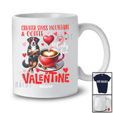 Personalized Greater Swiss Mountain Coffee For Valentine; Lovely Custom Name Single; Animal T-Shirt