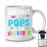 Personalized Greatest Pops in the Universe; Happy Father's Day Space Custom Name Family T-Shirt