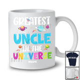 Personalized Greatest Uncle in the Universe; Happy Father's Day Space Custom Name Family T-Shirt