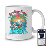 Personalized Greeting From The Gulf Of America; Humorous Custom Name Patriotic; Trump Beach T-Shirt