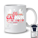 Personalized Groovy CatMom Myth Man Legend; Humorous Mother's Day Custom Name Farmer T-Shirt