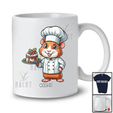 Personalized Guinea Pig Chef Cook Cooking; Lovely Custom Name Lunch Lady Chef Animal T-Shirt