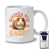 Personalized Guinea Pig Daddy; Amazing Father's Day Vintage Retro; Custom Name Family T-Shirt