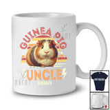 Personalized Guinea Pig Uncle; Amazing Father's Day Vintage Retro; Custom Name Family T-Shirt