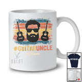 Personalized Guitar Uncle; Proud Father's Day Custom Name Guitar Player; Music Family T-Shirt