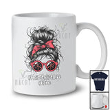 Personalized Hair Stylistlife; Proud Mother's Day Custom Name Hair Stylist Messy Bun Hair T-Shirt