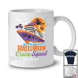 Personalized Halloween Cruise Squad; Amusing Custom Name Boo Cruise Ship Moon; Vacation T-Shirt