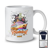 Personalized Halloween Squad; Scary Witch Zombie On Cruise Ship; Custom Name Family T-Shirt