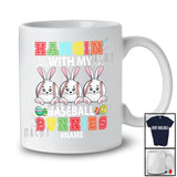 Personalized Hangin' With My Baseball Bunnies; Amazing Easter Baseball Player; Egg Hunting T-Shirt
