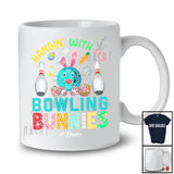 Personalized Hangin' With My Bowling Bunnies; Joyful Easter Bunny Custom Name Sport Player T-Shirt