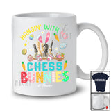Personalized Hangin' With My Chess Bunnies Cool Happy Easter Day Bunny Chess Player T-Shirt