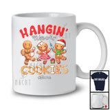 Personalized Hangin' With My Cookies; Fantastic Christmas Custom Name 3 Gingerbreads; Nurse Group T-Shirt