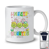 Personalized Hangin' With My Tennis Bunnies; Amazing Easter Custom Name Bunny Sport Player T-Shirt