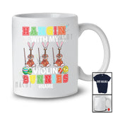 Personalized Hangin' With My Violin Bunnies; Amazing Easter Violin Musical Instruments Player T-Shirt