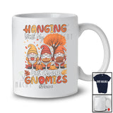 Personalized Hanging With 4th Grade Gnomies; Joyful Thanksgiving Custom Name Teacher Gnomes T-Shirt