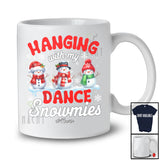 Personalized Hanging With My Dance Snowmies; Amusing Christmas Snowman; Custom Name Teacher T-Shirt