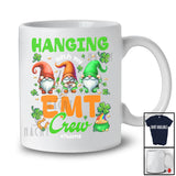 Personalized Hanging With My EMT Crew; Proud St. Patrick's Day Three Gnomes; Custom Name Nurse T-Shirt