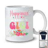 Personalized Happiness Is Being A Gigi; Amazing Mother's Day Flowers Floral; Custom Name Family T-Shirt