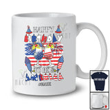 Personalized Happy Birthday America; Lovely 4th Of July Custom Name Cocktail; Drinking Patriotic T-Shirt