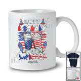 Personalized Happy Birthday America; Lovely 4th Of July Custom Name Coffee; Patriotic T-Shirt